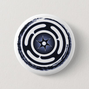Hecate's Wheel (Blue) Buttons