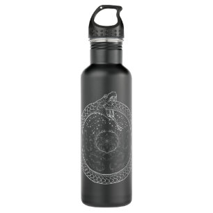 Hecate's Wheel Ouroboros Goddess Hekate Pagan Witc 710 Ml Water Bottle