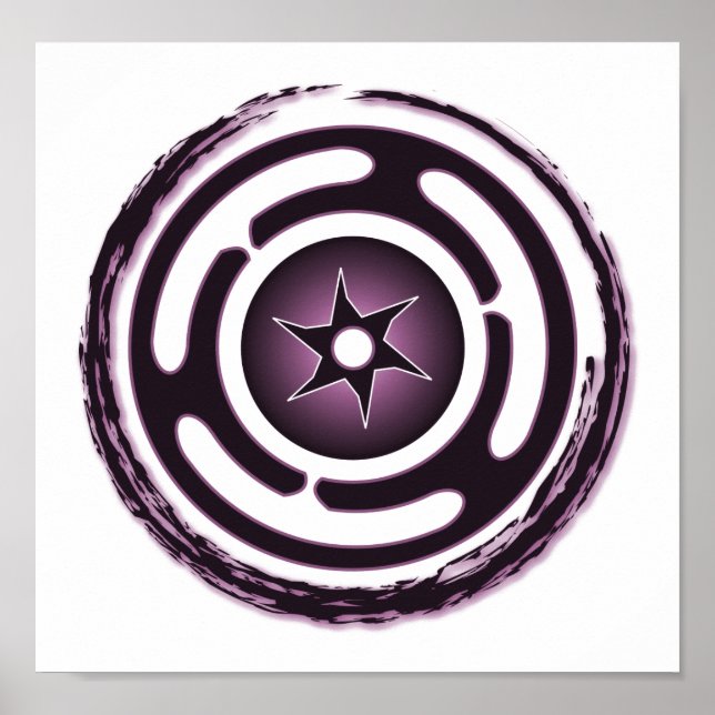 Hecate's Wheel (Purple) Print (Front)