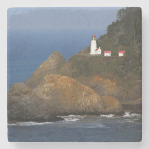 Heceta Head Lighthouse, Cape Creek, Oregon, USA Stone Coaster