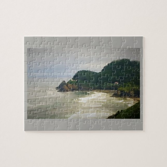 Heceta Head Lighthouse, OR Jigsaw Puzzle (Horizontal)