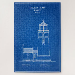 Heceta Head Lighthouse - Oregon – AD Jigsaw Puzzle