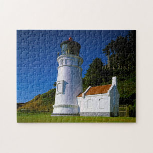 Heceta Head Lighthouse Oregon. Jigsaw Puzzle