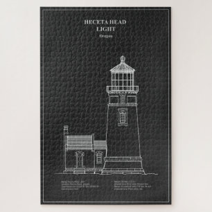 Heceta Head Lighthouse - Oregon – PD Jigsaw Puzzle