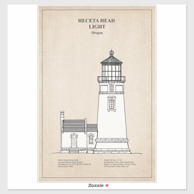 Heceta Head Lighthouse - Oregon - SBD (Sheet)