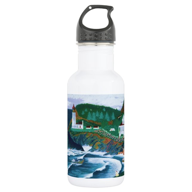Heceta Lighthouse 532 Ml Water Bottle (Front)