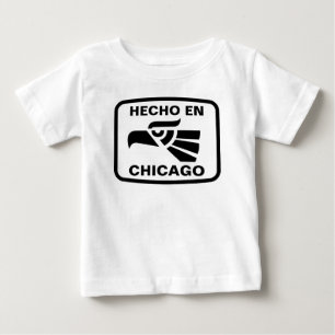 Hecho en Chicago personalizado custom personalised Baby T-Shirt