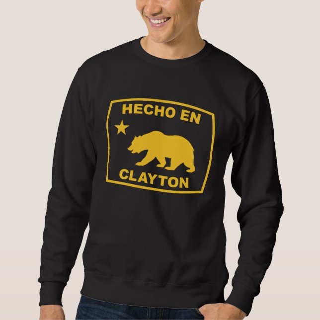Hecho en Clayton California Republic Pacific Coast Sweatshirt (Front)