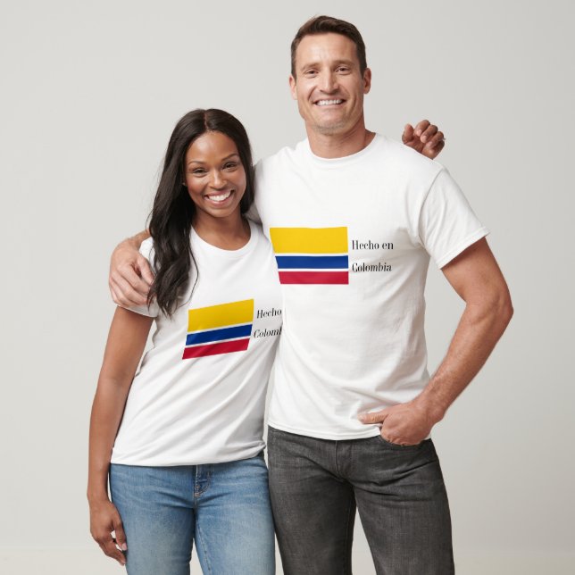 Hecho en Colombia Flag T-Shirt (Unisex)