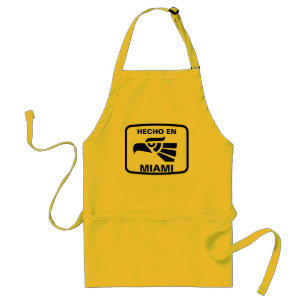 Hecho en Miami personalizado custom personalised Standard Apron