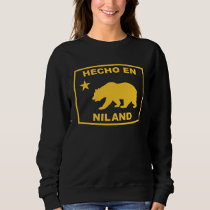 Hecho en Niland California Republic Pacific Coast Sweatshirt
