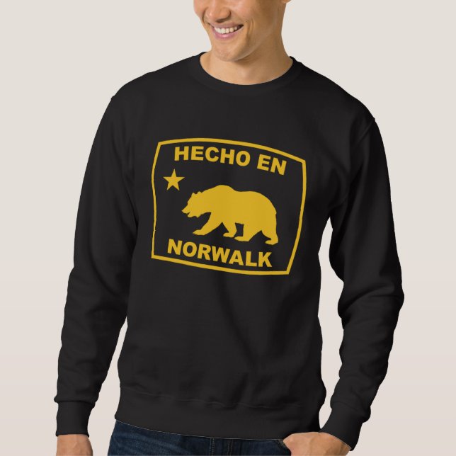 Hecho en Norwalk California Republic Pacific Coast Sweatshirt (Front)