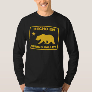 Hecho en Spring Valley California Republic Pacific T-Shirt