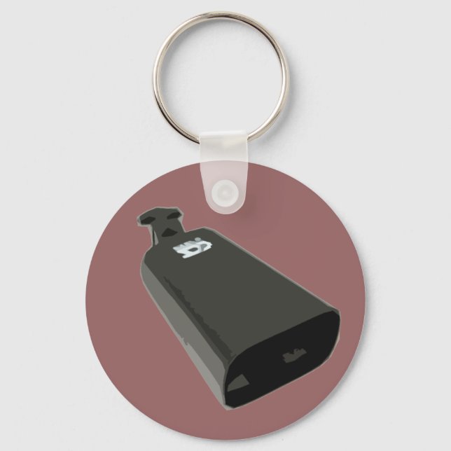 Heck Yes, I Play The Cowbell! Key Ring (Front)