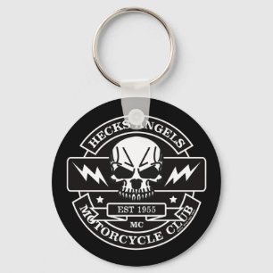 HECKS ANGELS_black&white Key Ring