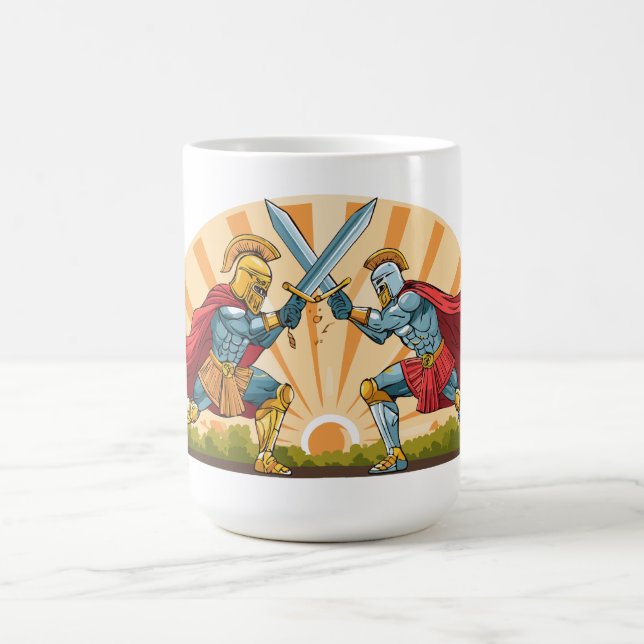 Hector and Achilles Coffee Mug (Center)