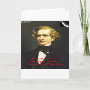 Hector Berliot Luck Of Talent Quote Gifts & Cards