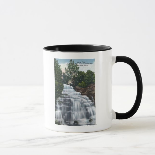 Hector Falls near Seneca Lake View Mug (Right)