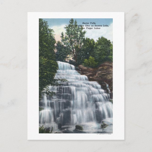 Hector Falls near Seneca Lake View Postcard (Front)