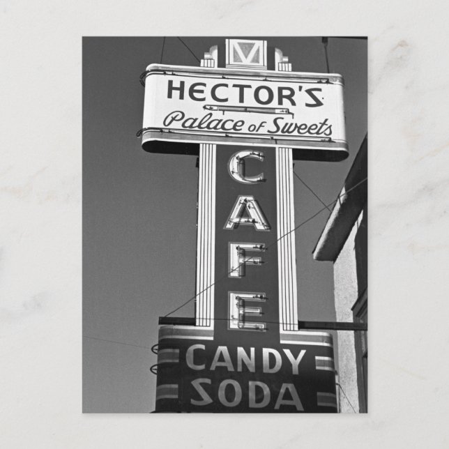 Hector's Palace of Sweets, 1930s Postcard (Front)