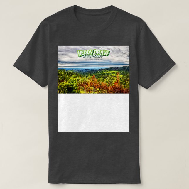 Heddy Draw Overlook T-Shirt (Design Front)