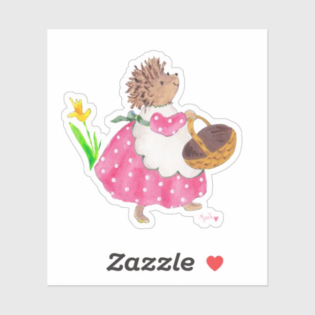 Heddy Hedgehog Sticker (Sheet)