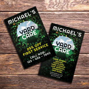 Hedge frame landscaping  flyer