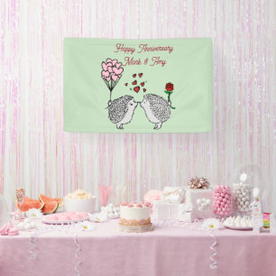 Hedge Hog Anniversary Banner