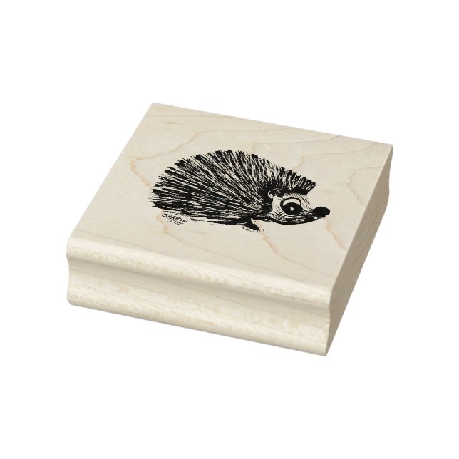 Hedge Hog, Rubber stamp, craft suply Stamp (Stamp)
