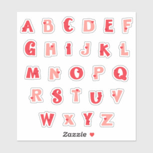 Hedge Hugs Lowercase Alphabet Stickers   Cute Hedg