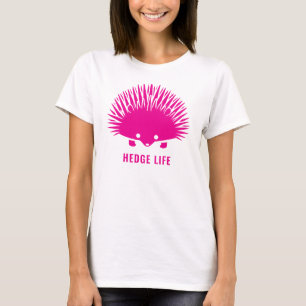 Hedge Life Hedgehog Mum Custom Colour and Text T-Shirt