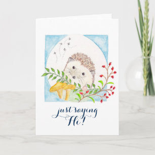 Hedgeghog greeting card