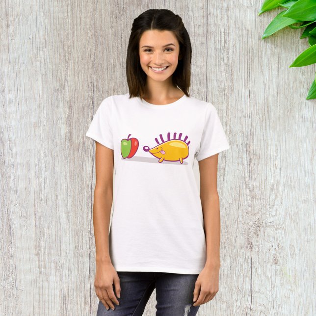Hedgehog And An Apple T-Shirt (Creator Uploaded)