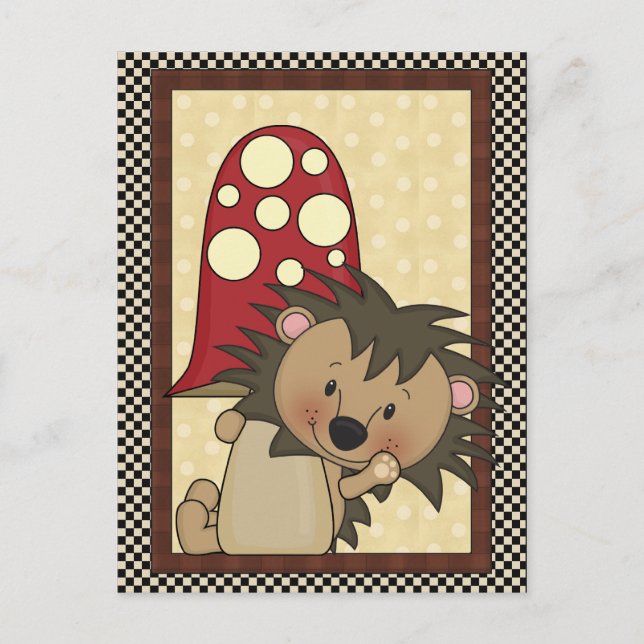 Hedgehog any purpose postcard (Front)