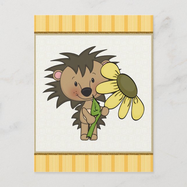 Hedgehog any purpose postcard (Front)