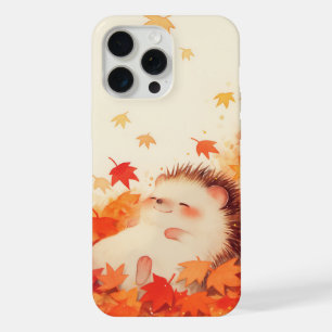 Hedgehog Autumn Nap iPhone 15 Pro Max Case
