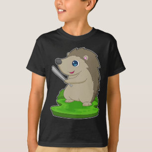 Hedgehog Baseball Baseball bat T-Shirt