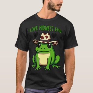 Hedgehog Bees and Blooms Floral Mushroom T-Shirt