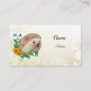 hedgehog business card