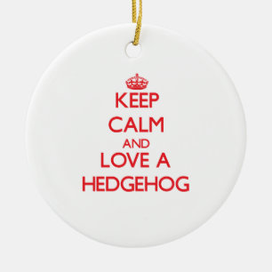 Hedgehog Ceramic Tree Decoration