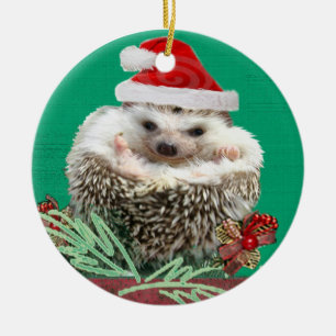 Hedgehog Christmas Ornament