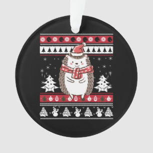 Hedgehog Christmas Ornament