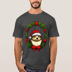 Hedgehog Christmas T-Shirt