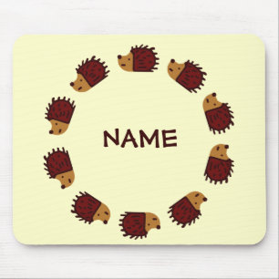 Hedgehog Crossing! Mouse Pad