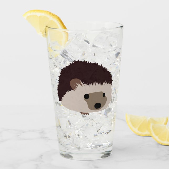 Hedgehog - Drinking Glass (Front Ice)
