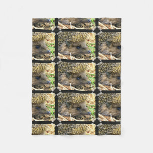Hedgehog Fleece Blanket