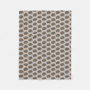 hedgehog fleece blanket
