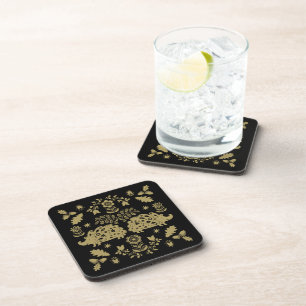 Hedgehog Folk Art Coaster