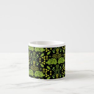 Hedgehog Folk Art Espresso Cup