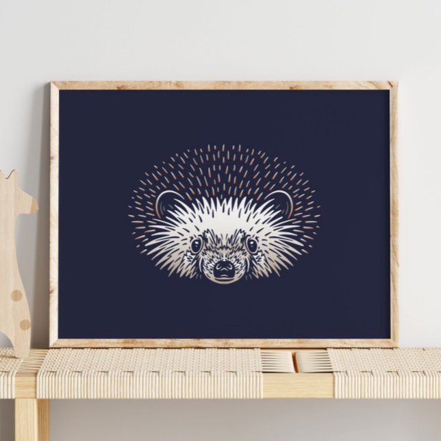 Hedgehog | Forest Animal Hedgehog Wall Print (Creator Uploaded)